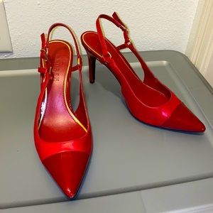 Red Ralph Lauren Sling-back pumps